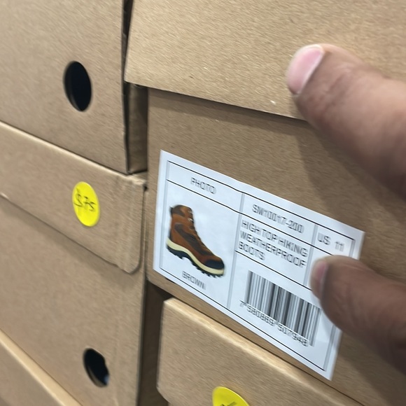 Smith's Men's Premium Water-Resistant Hiking Boots - Brown - Size US 11 - Picture 7 of 7